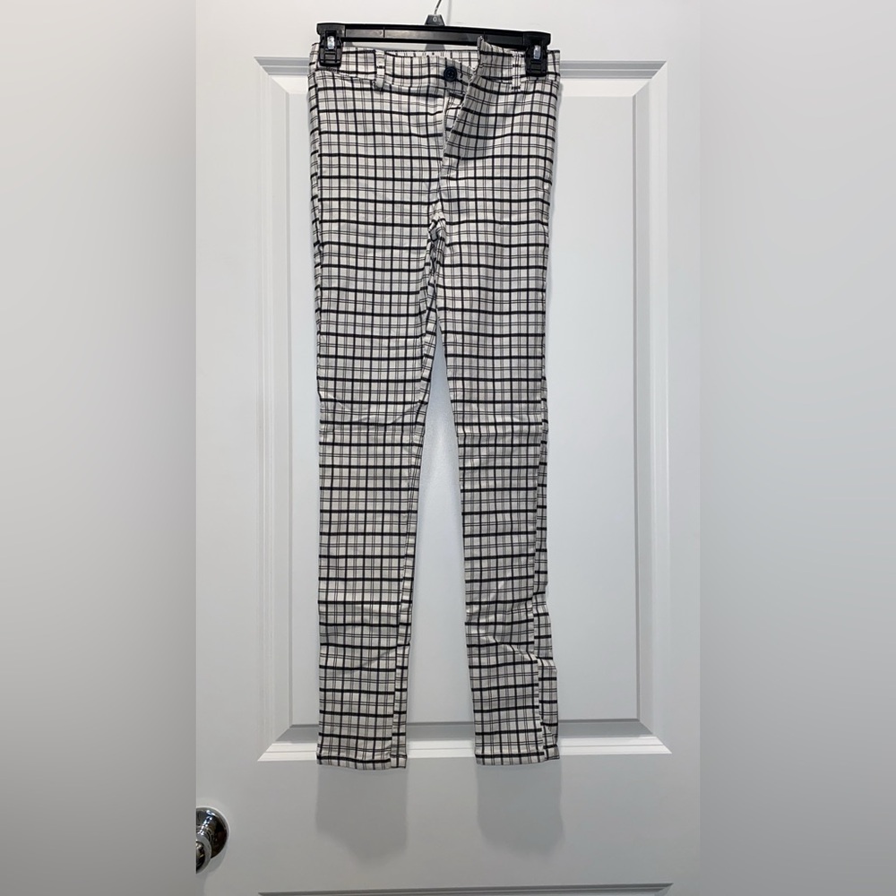 Garage Plaid High Waisted Jeggings